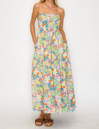 Meet Me In Santorini - Paradise Bloom Maxi Dress