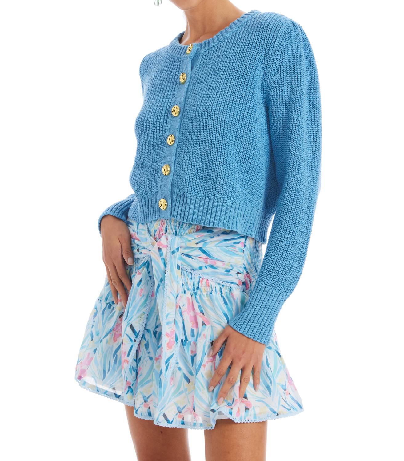 Allison New York - Chase Iris Mini Skirt