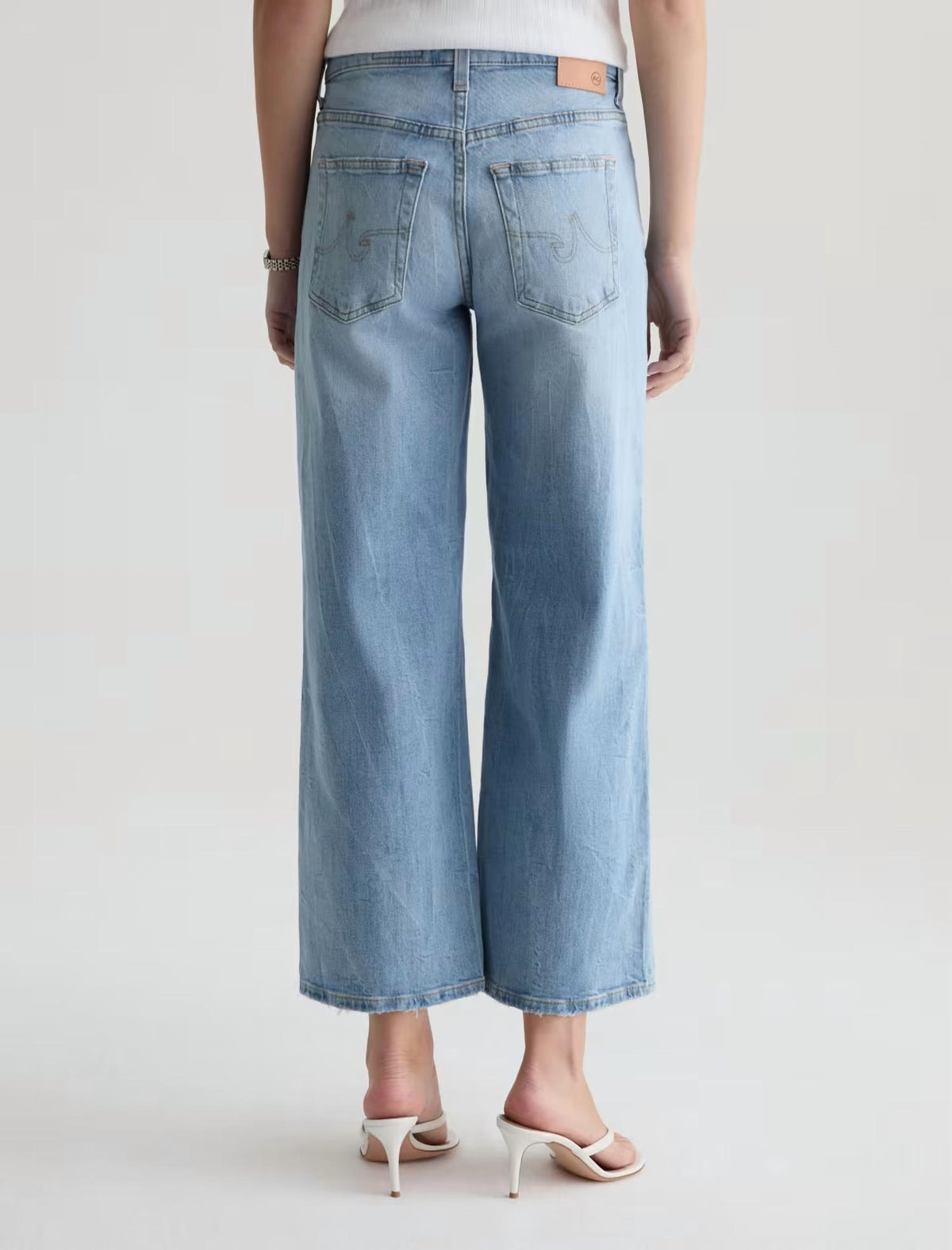 Ag Jeans - Saige High Rise Wide Leg Crop Jeans