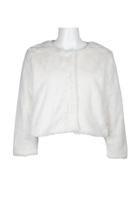 Adrianna Papell - Women's Crew Neck Long Sleeve Jacket