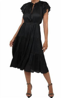 Love Token - Love Token Tiered Midi Dress
