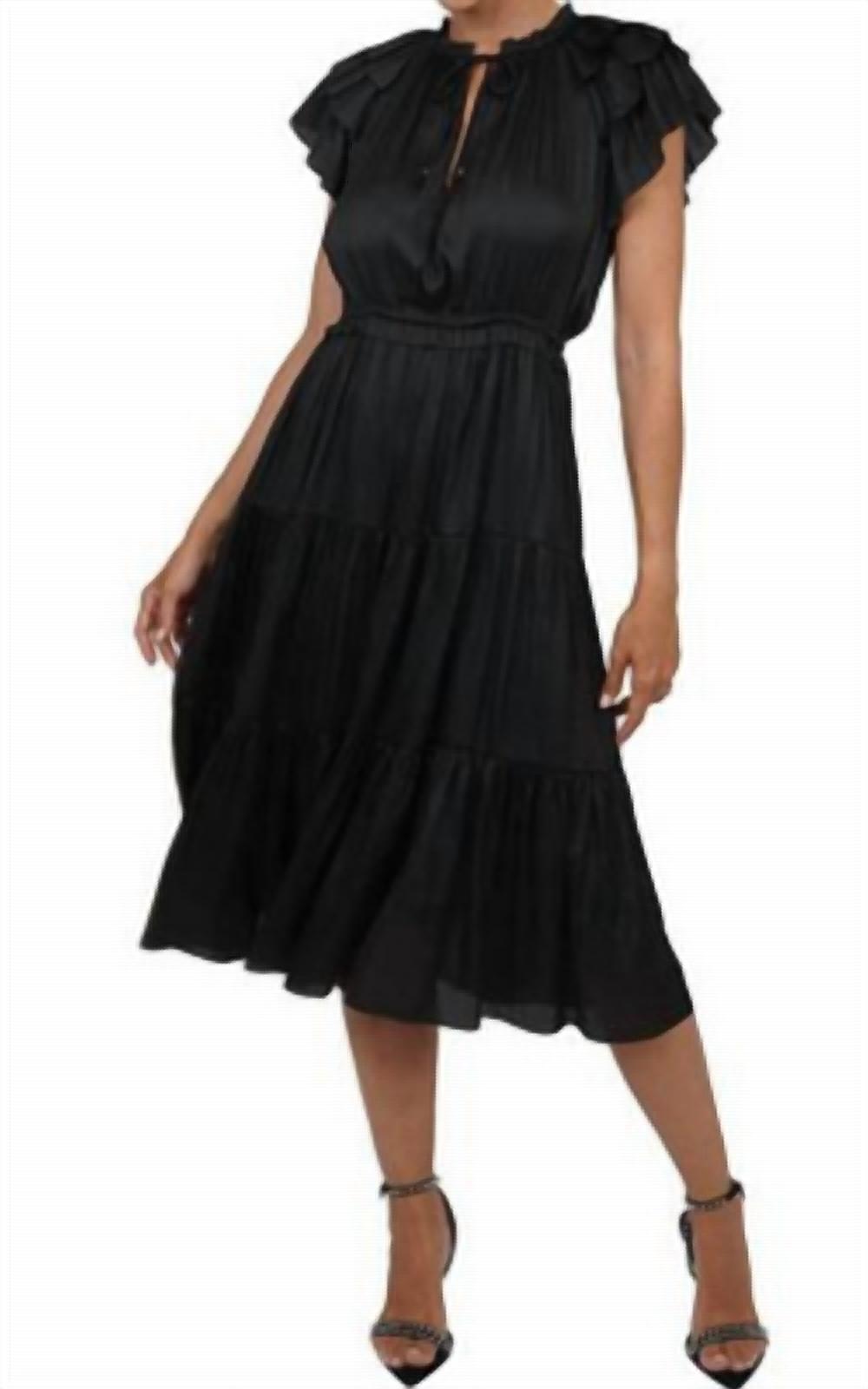 Love Token - Love Token Tiered Midi Dress