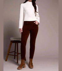 Tribal - Micro Cord Audrey Slim Ankle Pant