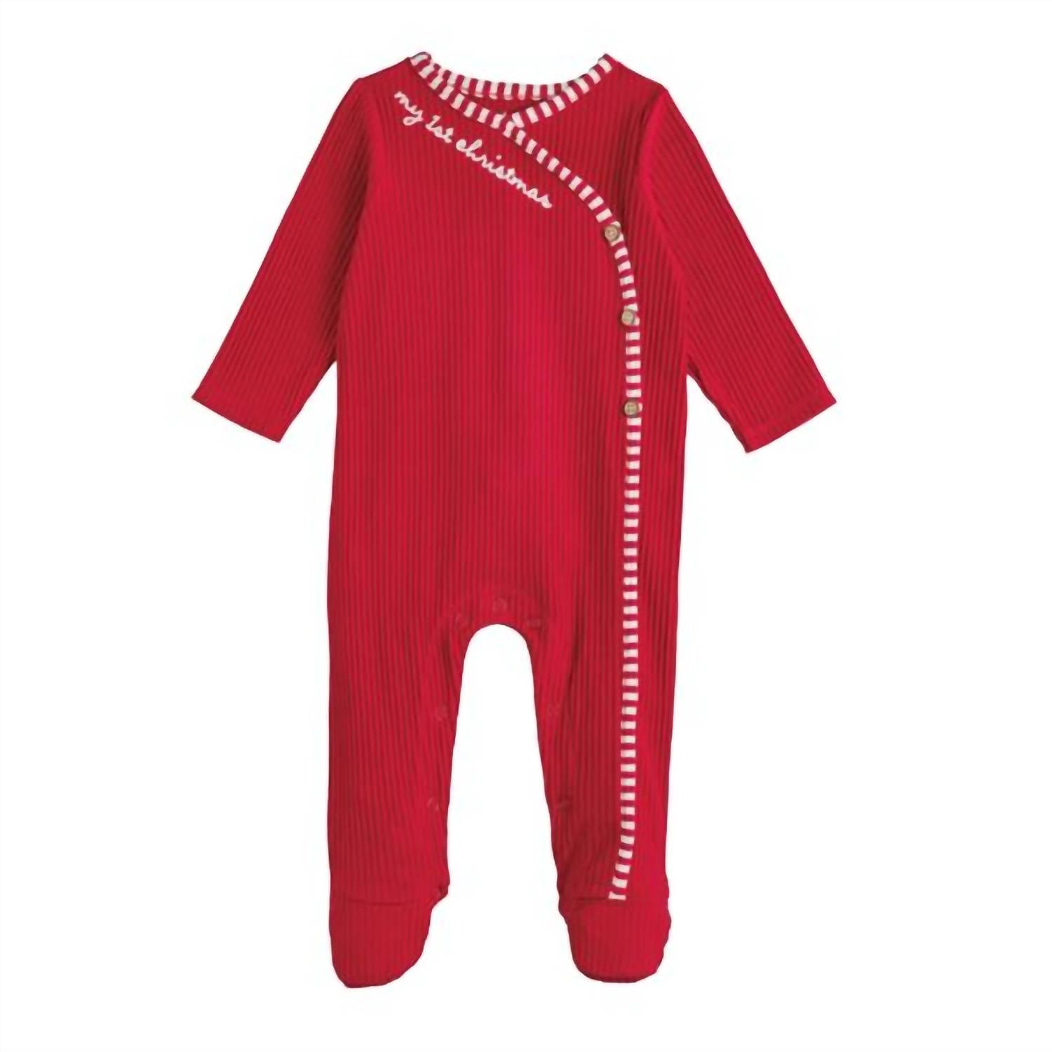 Mudpie - Kids My First Christmas Sleeper Onesie