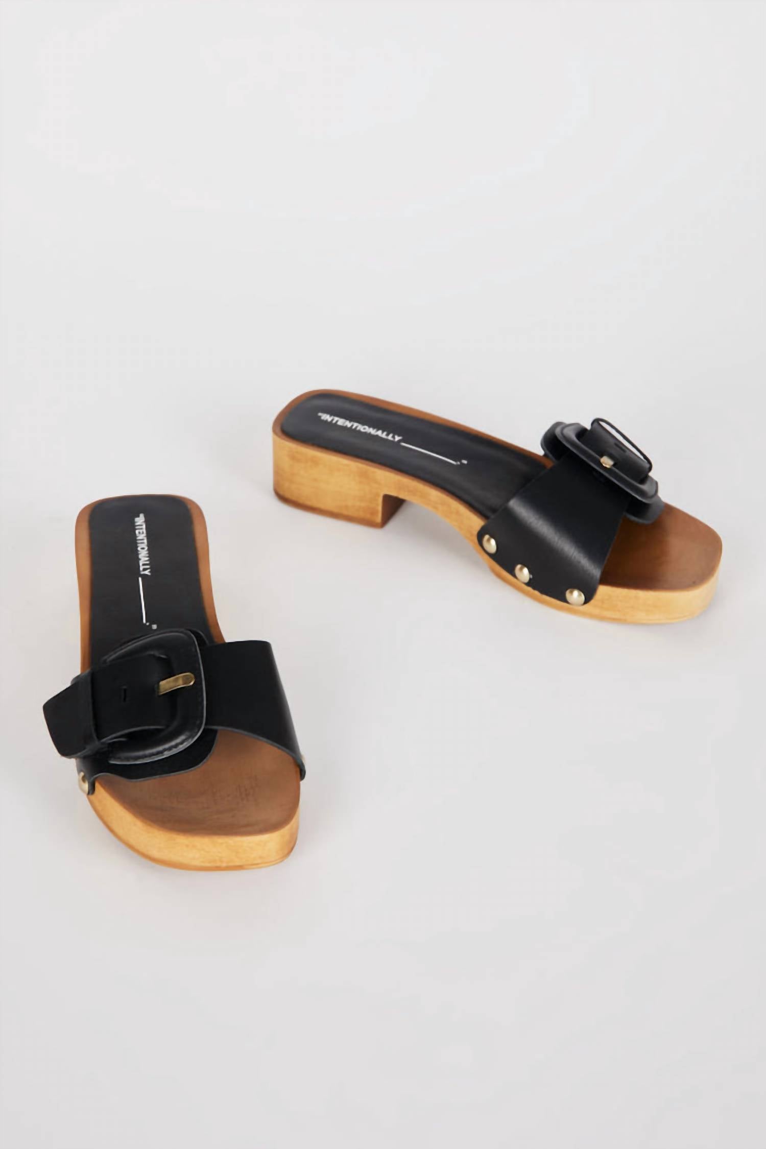 Intentionally Blank - Women's Mar Leather Clog