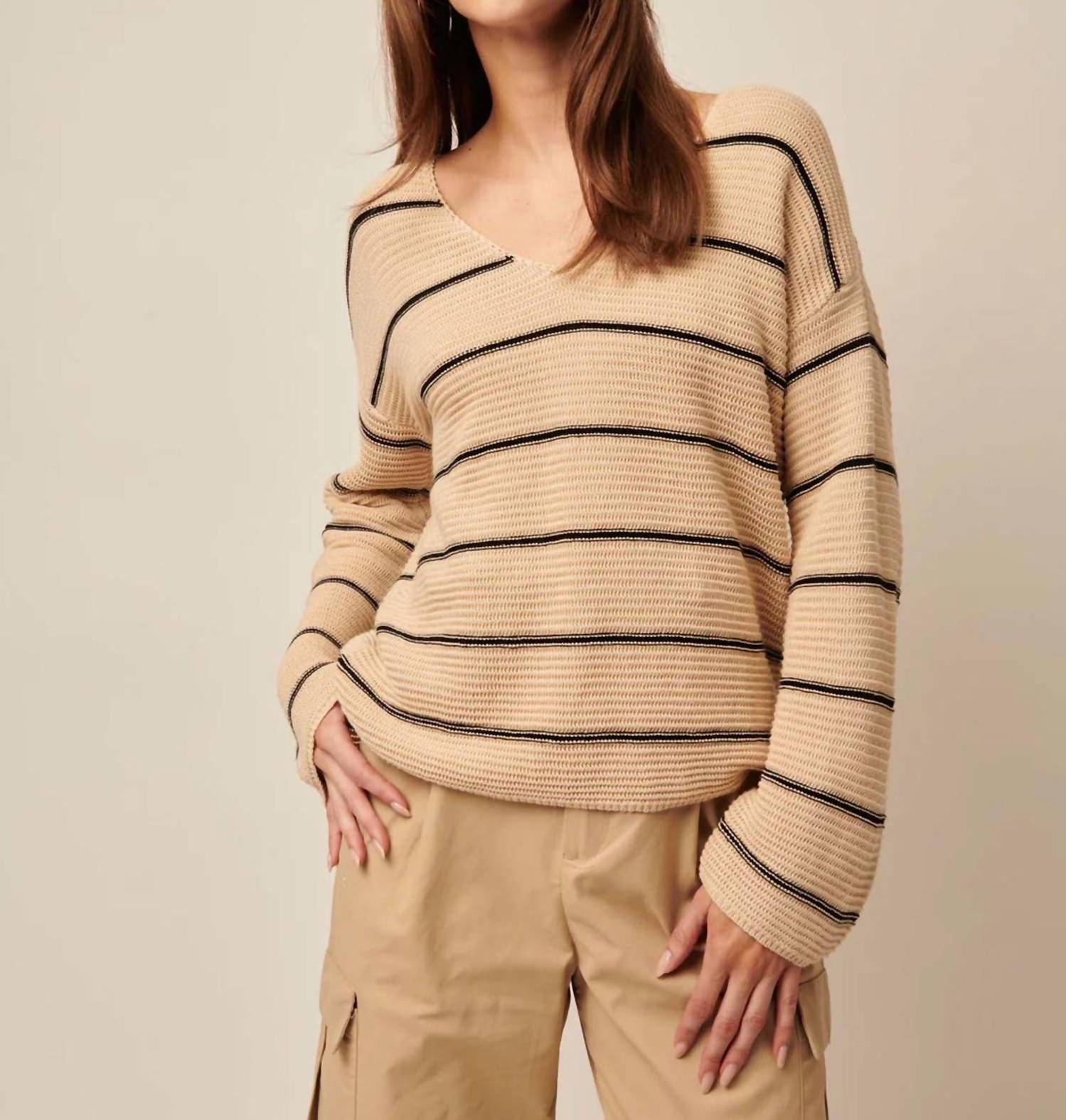 Line - Stella Linen-cotton Sweater