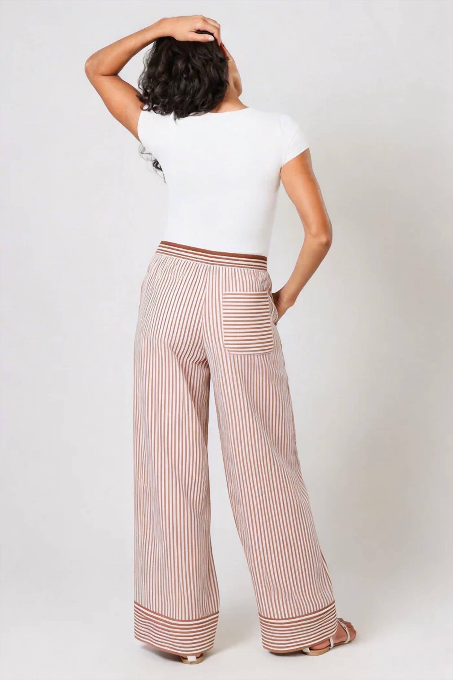 Traffic People - CHARLIE STRIPED TROUSERS