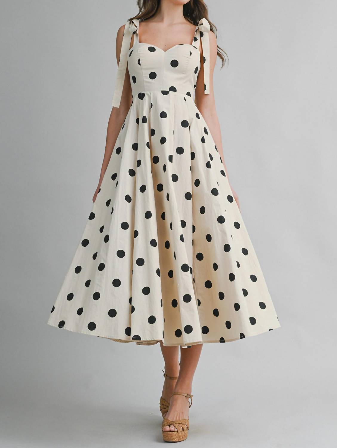 Mable - Polka Dot Midi Dress
