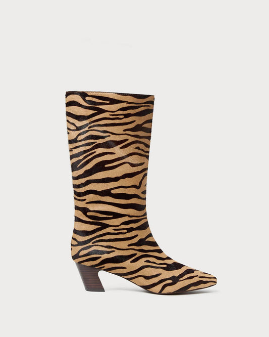 Loeffler Randall - Women's Cleo Zebra Mid-calf Boot