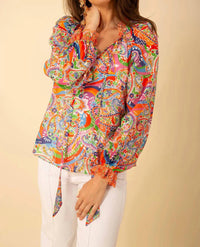 Hale Bob - Long Sleeve Print Top