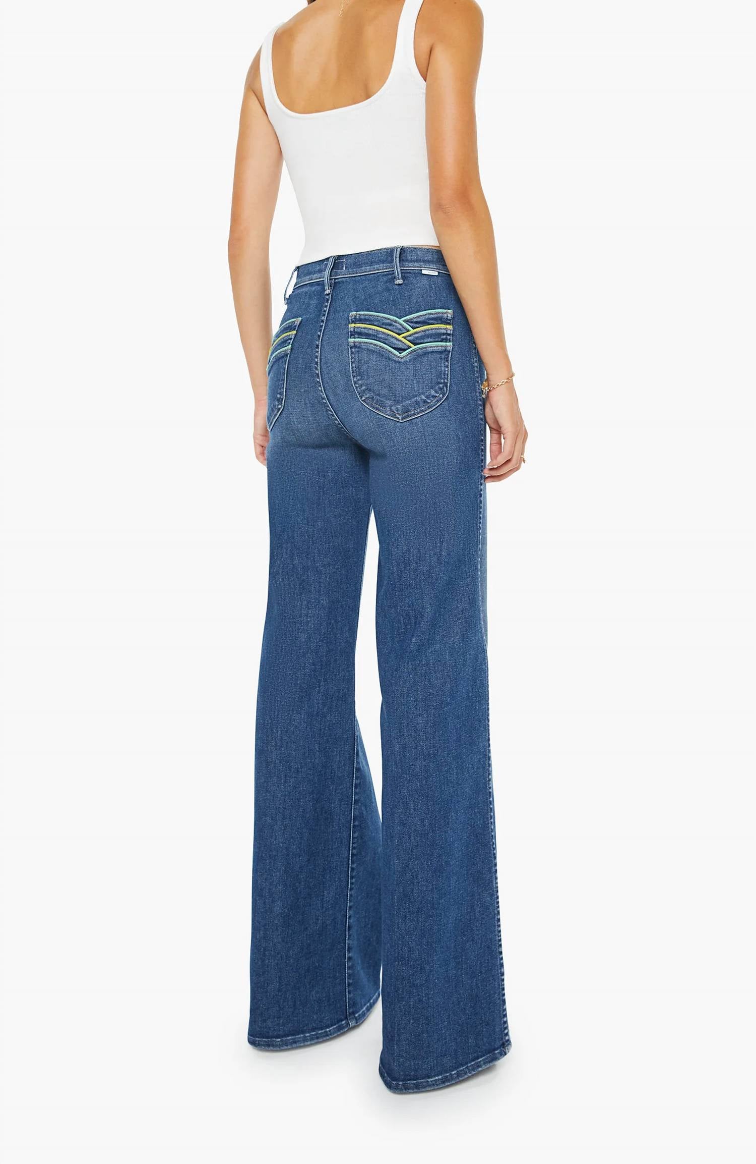 Mother - Hustler Roller Sneak Wide Leg Jeans