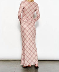 Pretty Garbage - Ria Plaid Mesh Top