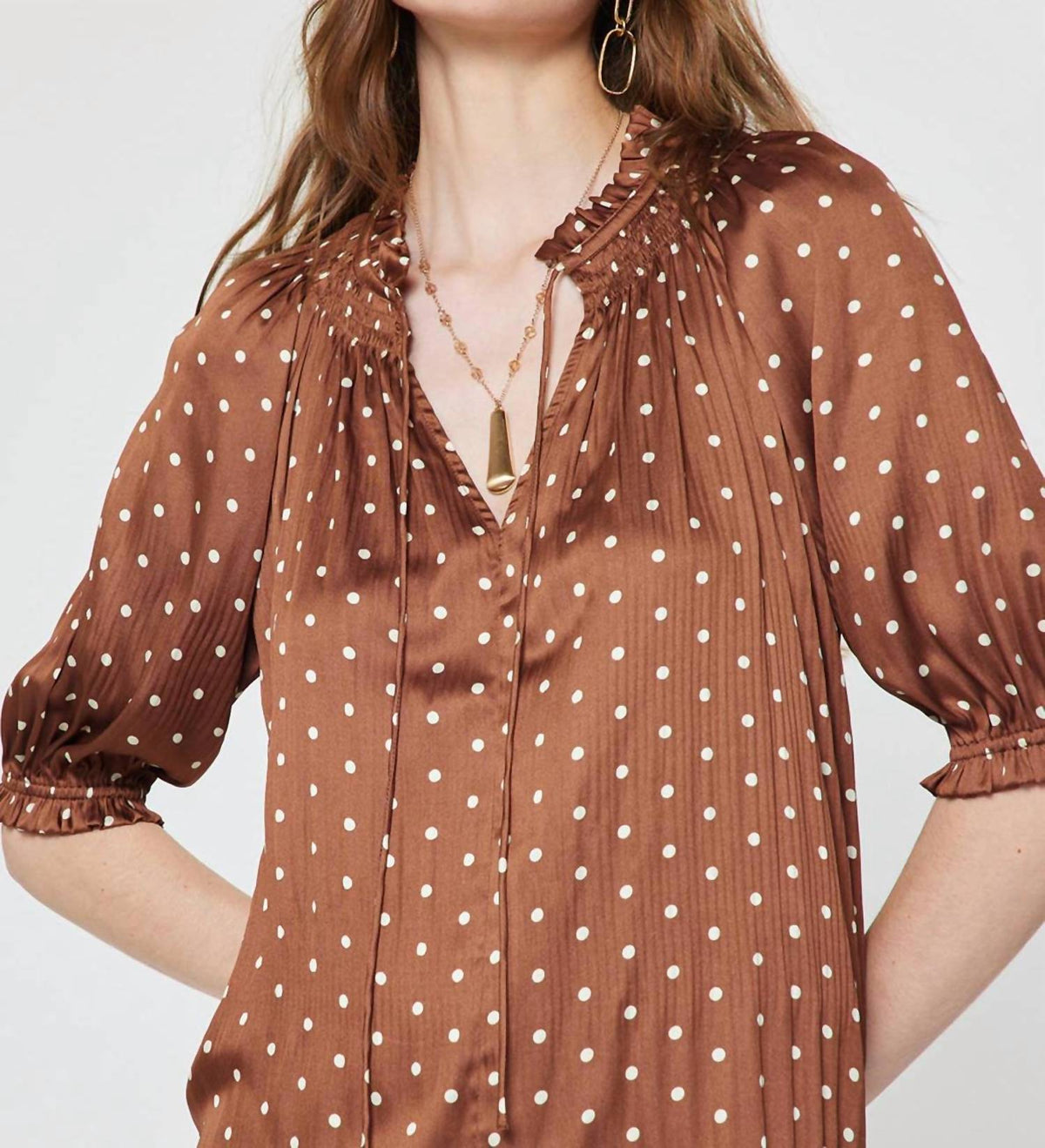 Current Air - Polka Dot Peggy Blouse