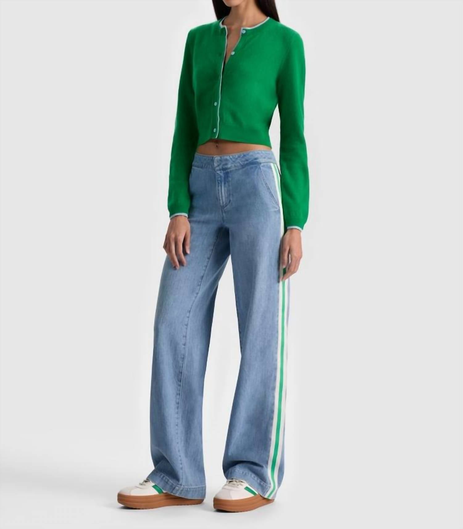 Alice + Olivia - Dollie Long Sleeve Cardigan