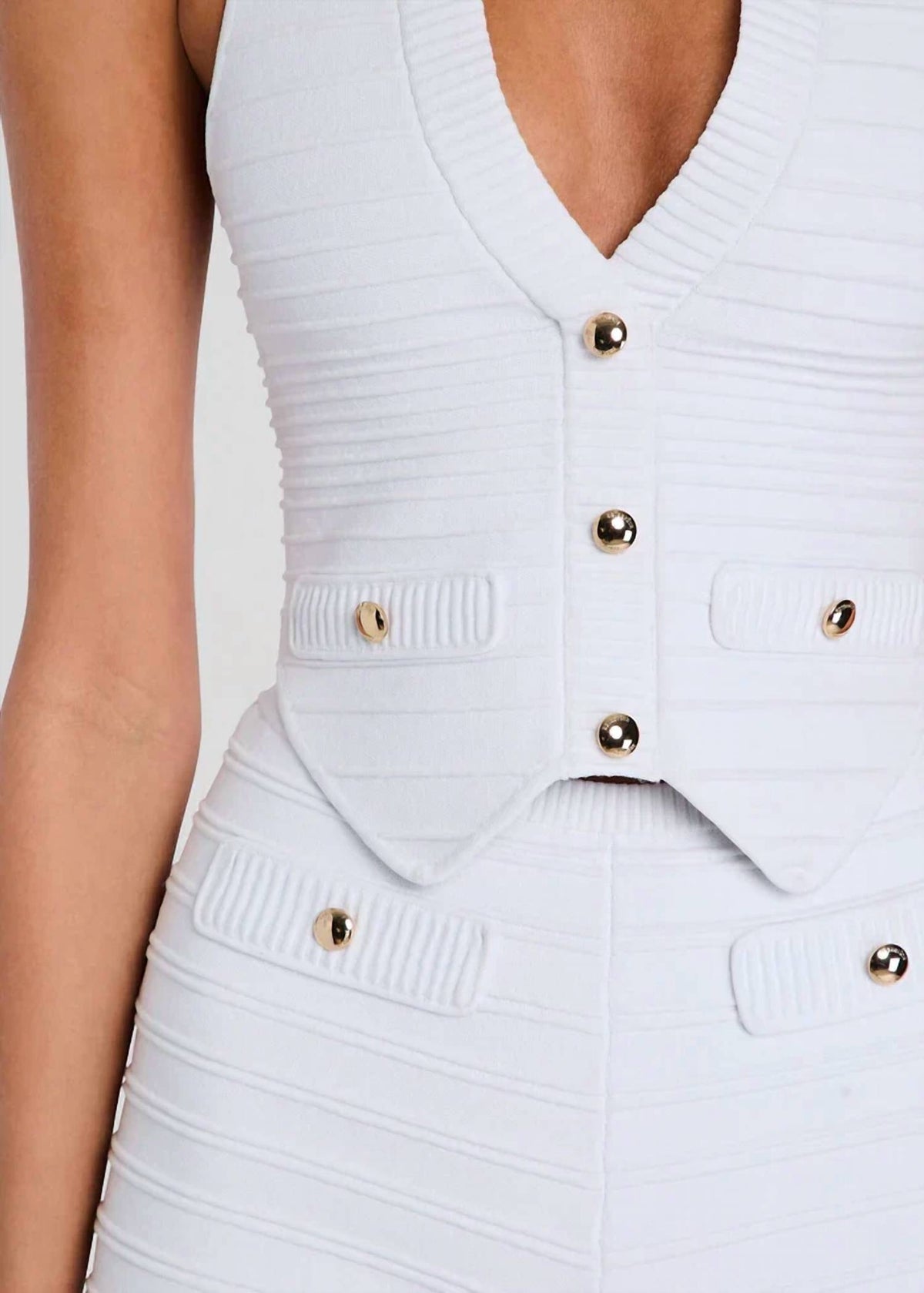 Retrofete - Tinsley Bandage Knit Vest