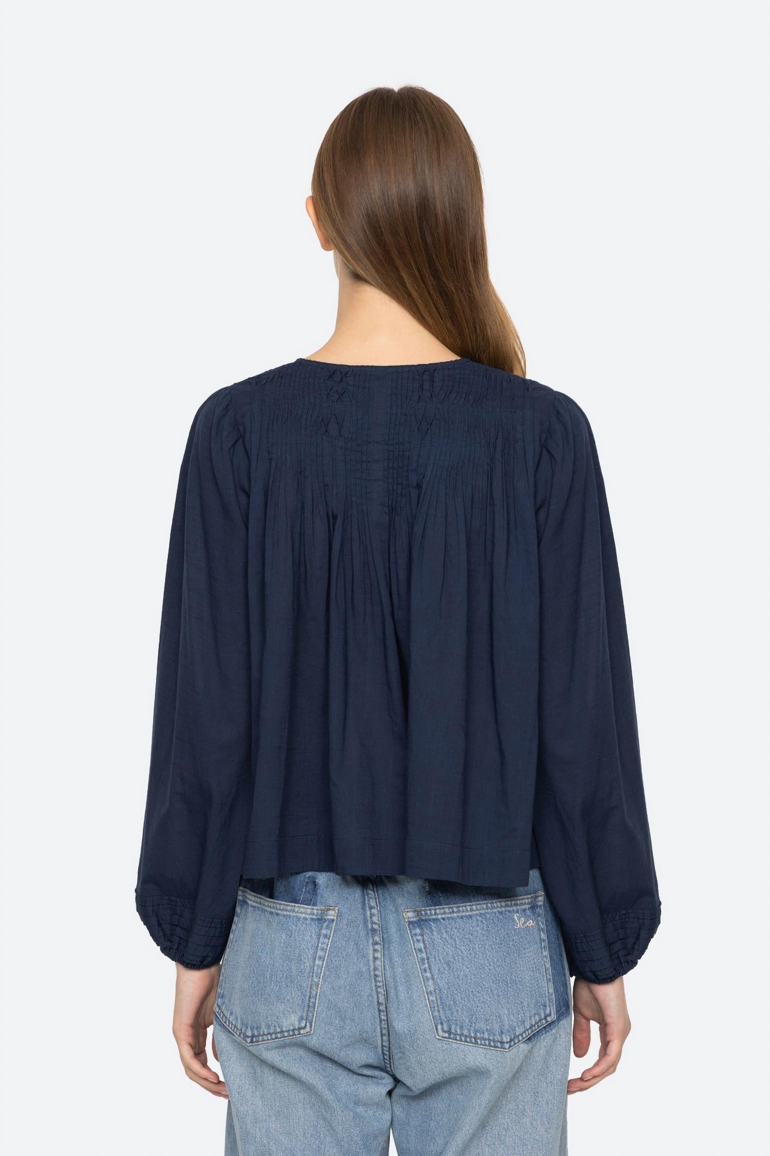 Sea - Myra Cotton Long Sleeve Top
