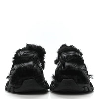 Balenciaga - Women's Faux Fur Rubber Mesh Track Sandals