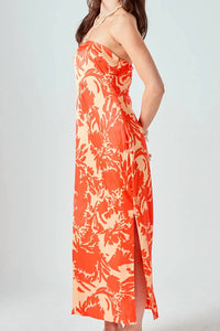 Endless Rose - Olivia Floral Satin Maxi Dress