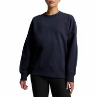 BEYOND YOGA Solstice Oversized Sweatshirt in after dark navy - women's top
