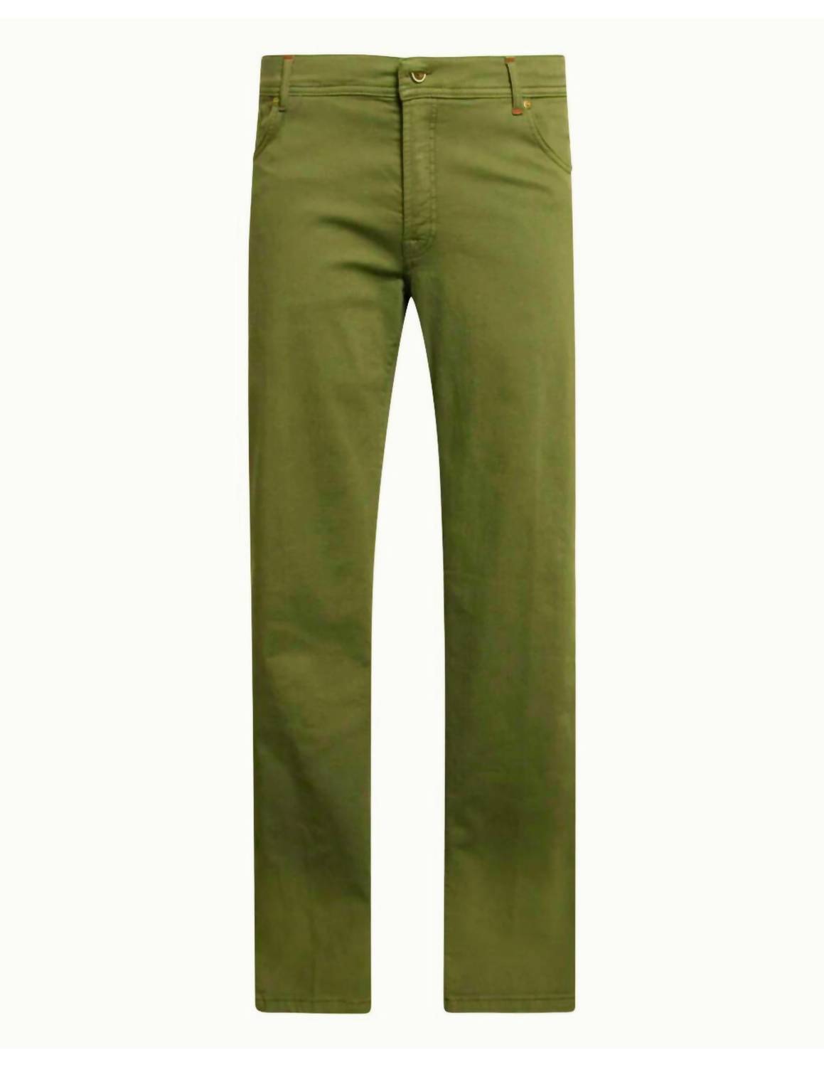 Marco Pescarolo Men's Bull Denim Jeans in pistachio - men's jeans