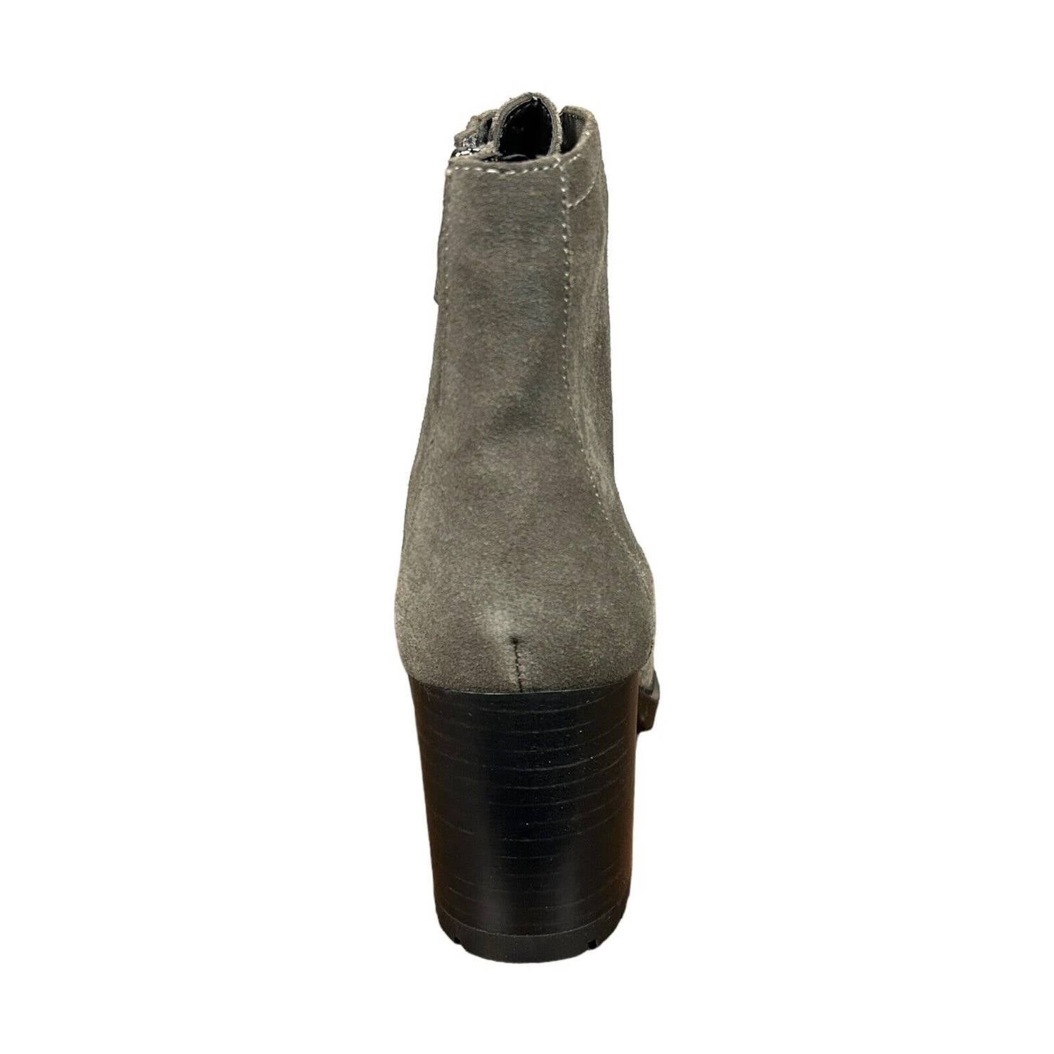 Valdini Women's Jenny Heeled Boots in grey suede - women's shoe - view 4