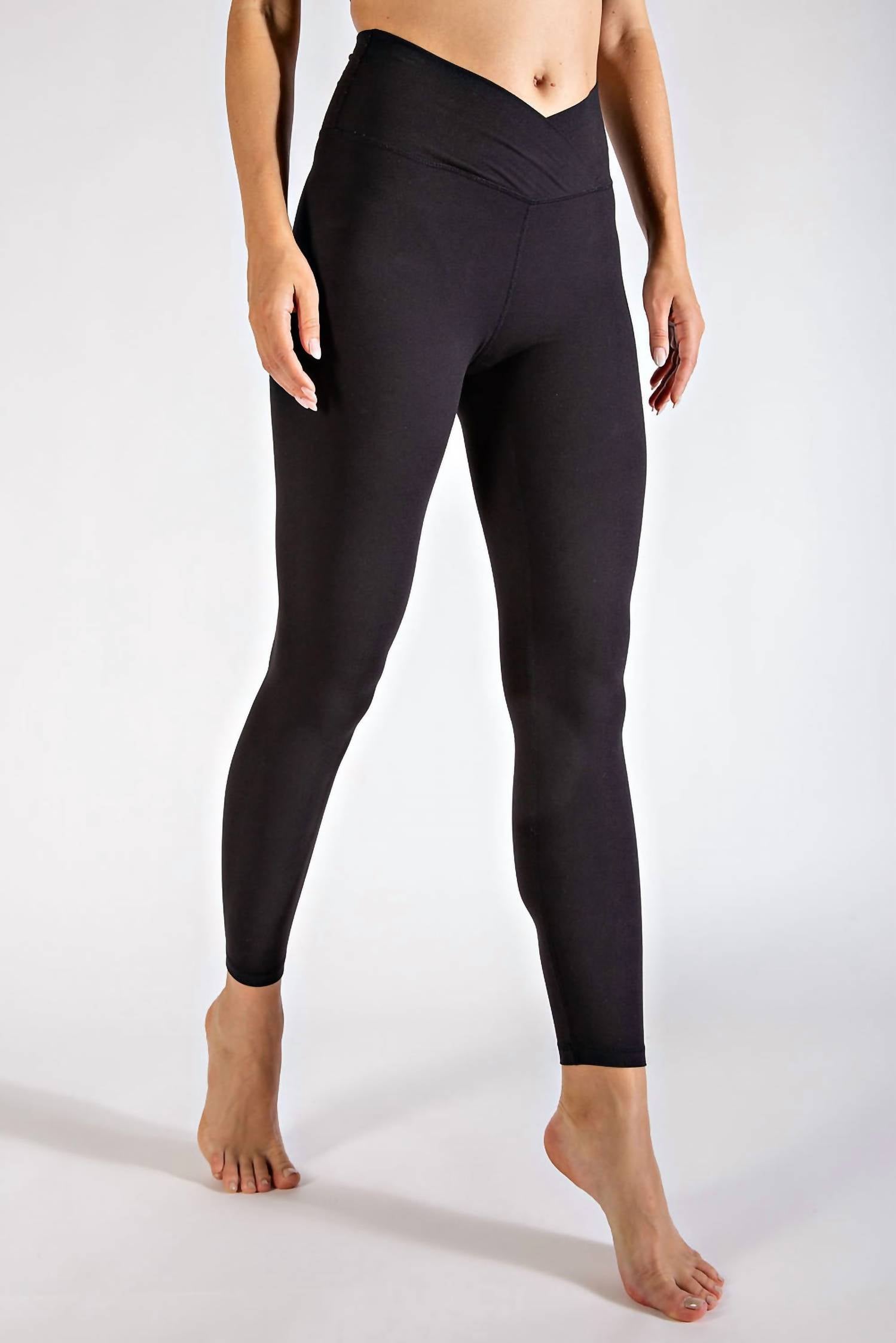 Rae Mode - Crossover Waist Full Length Leggings
