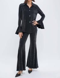 Sleeper - Cosmos Lurex Lounge Suit With Pants
