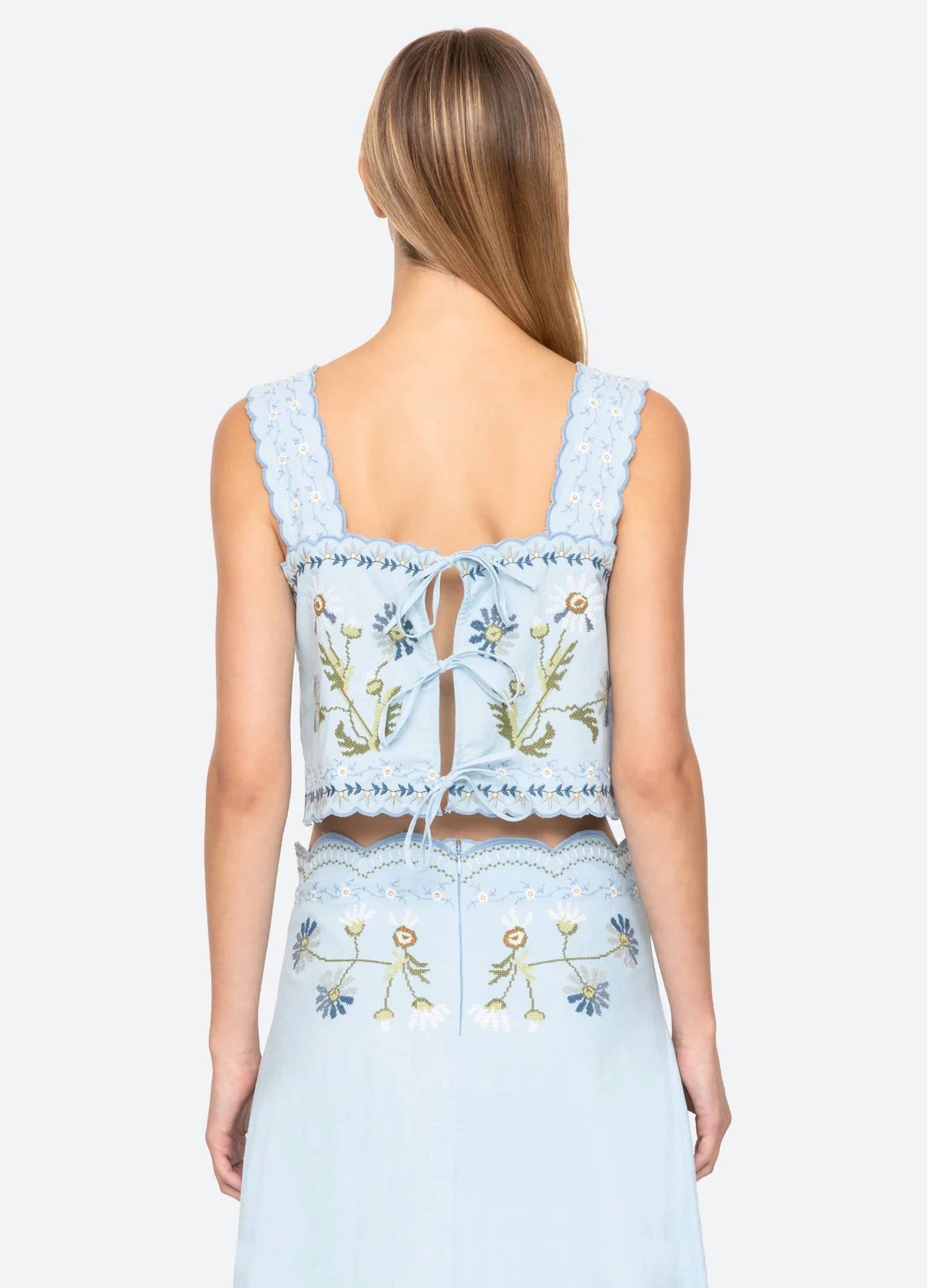 Sea - Audra Embellished Tank Top