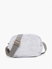 Jen & Co. - Women's Geneva Faux Fur Belt Crossbody Bag