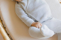 Quincy Mae - Boy's Knit Wrap Top and Footed Pant Set