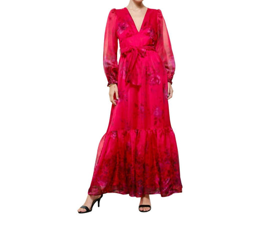 Ina Fashion - Floral Organza Gown