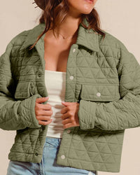 So Me - Triangle Quilted Barn Jacket