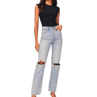 Abercrombie & Fitch - Vintage Stretch High Rise Dad Jeans