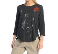 Jess & Jane - Nine Lives Pigment Dyed Cotton Top