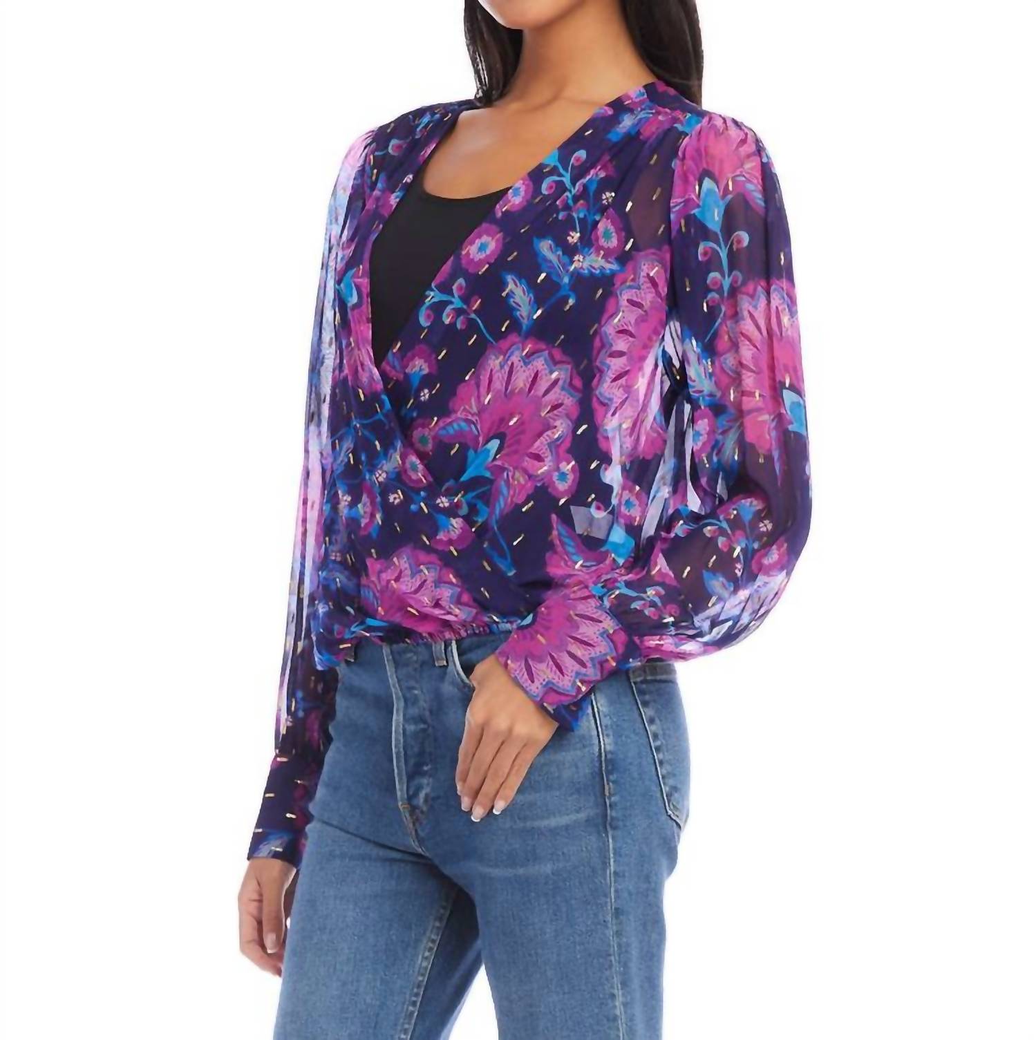Drape Front Top