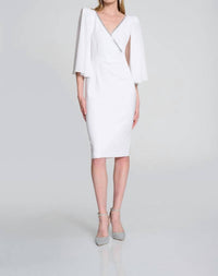 Joseph Ribkoff - Knee-length Shift Dress With V-neck