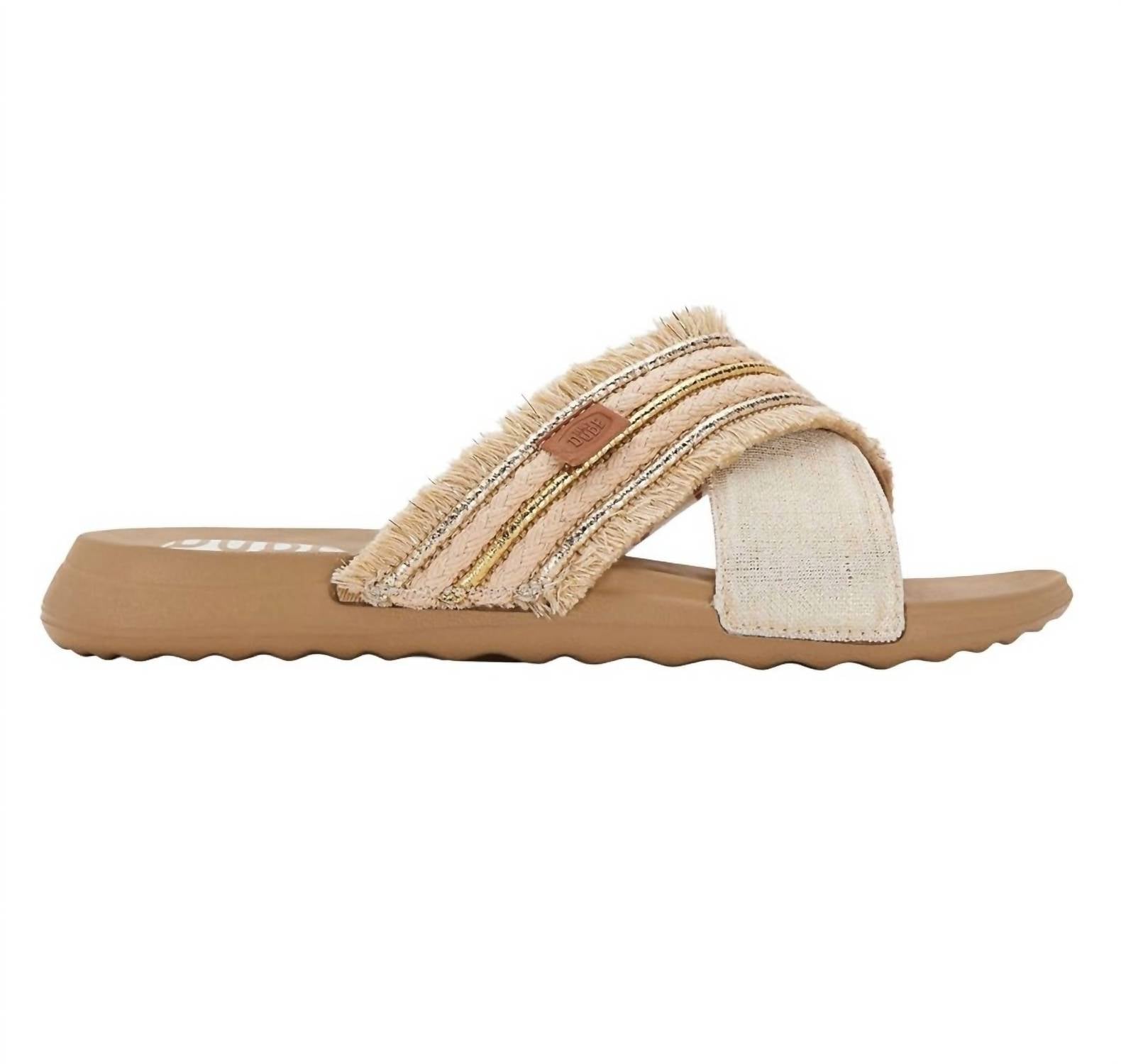 Hey Dude - Women's Christi Slide Fringe Sandal