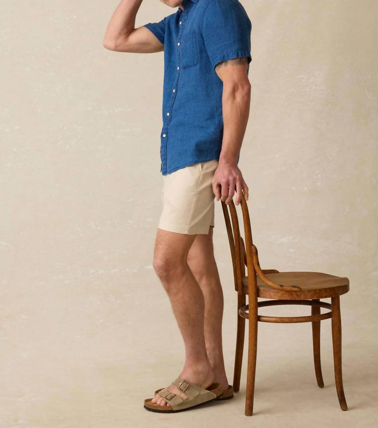 Faherty - Short-sleeve Palma Linen Shirt