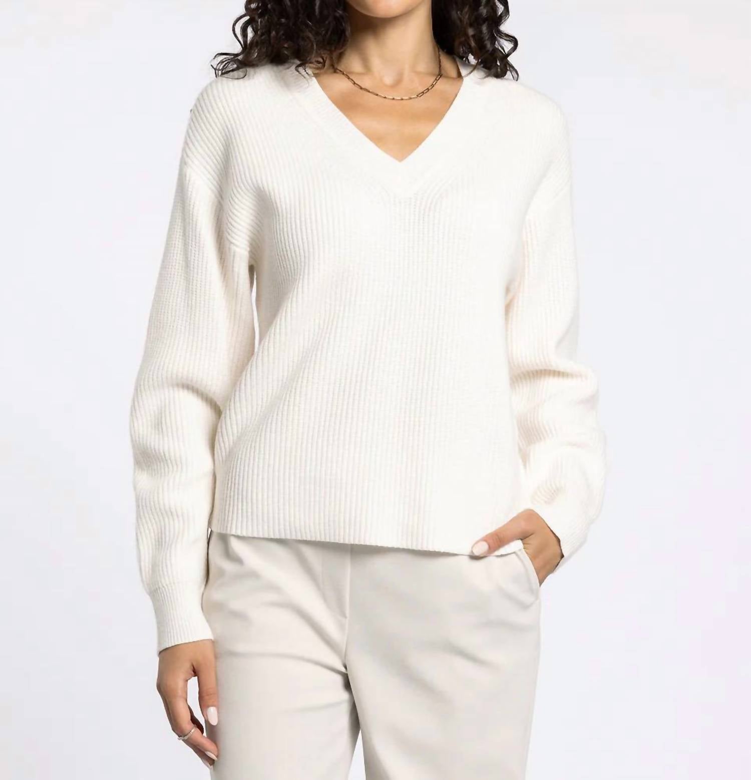 Thread & Supply Cornelia Sweater in ivory - women's sweater