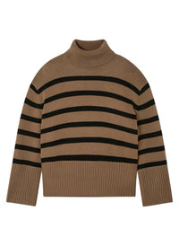 Tara Jarmon - Pacome Striped Turtleneck Sweater