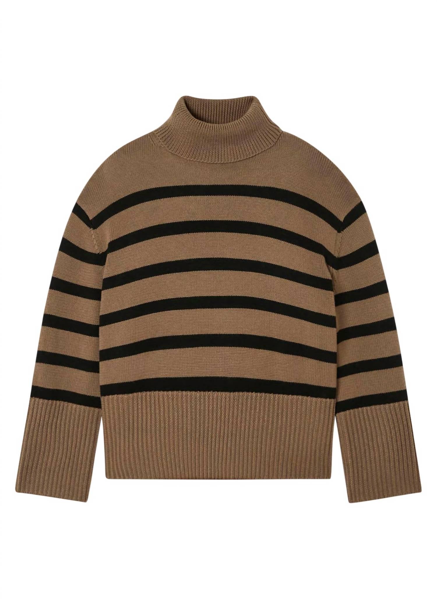 Tara Jarmon - Pacome Striped Turtleneck Sweater