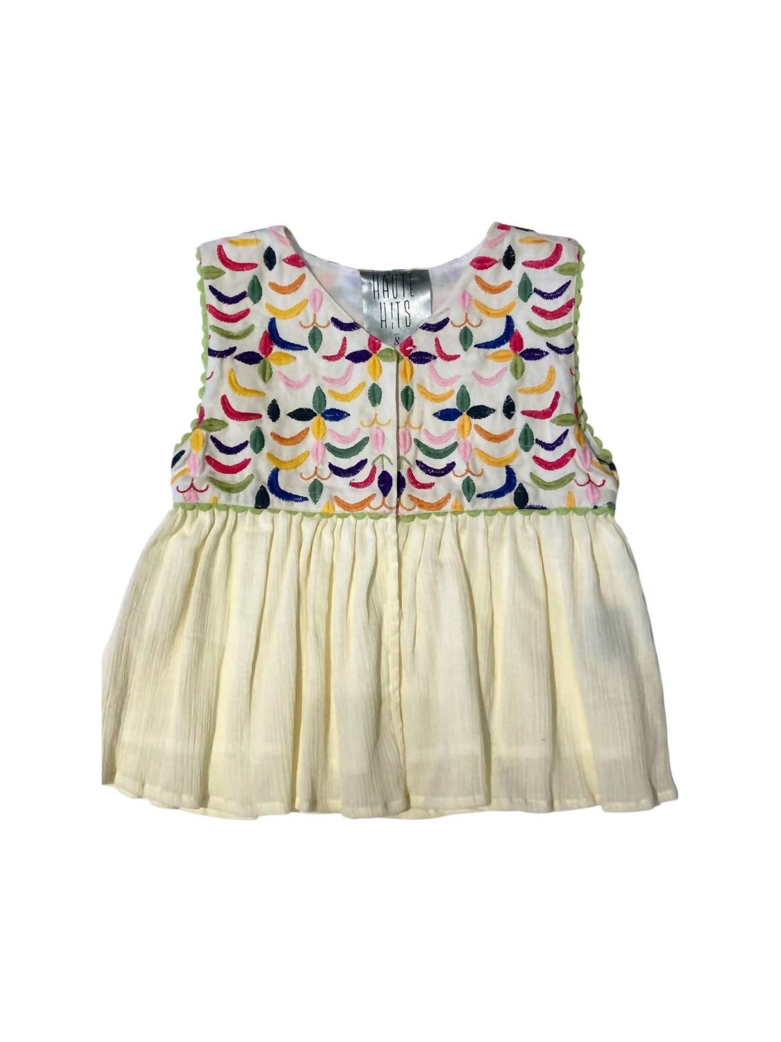 Haute Hits - Girl's Embroidered Blouse