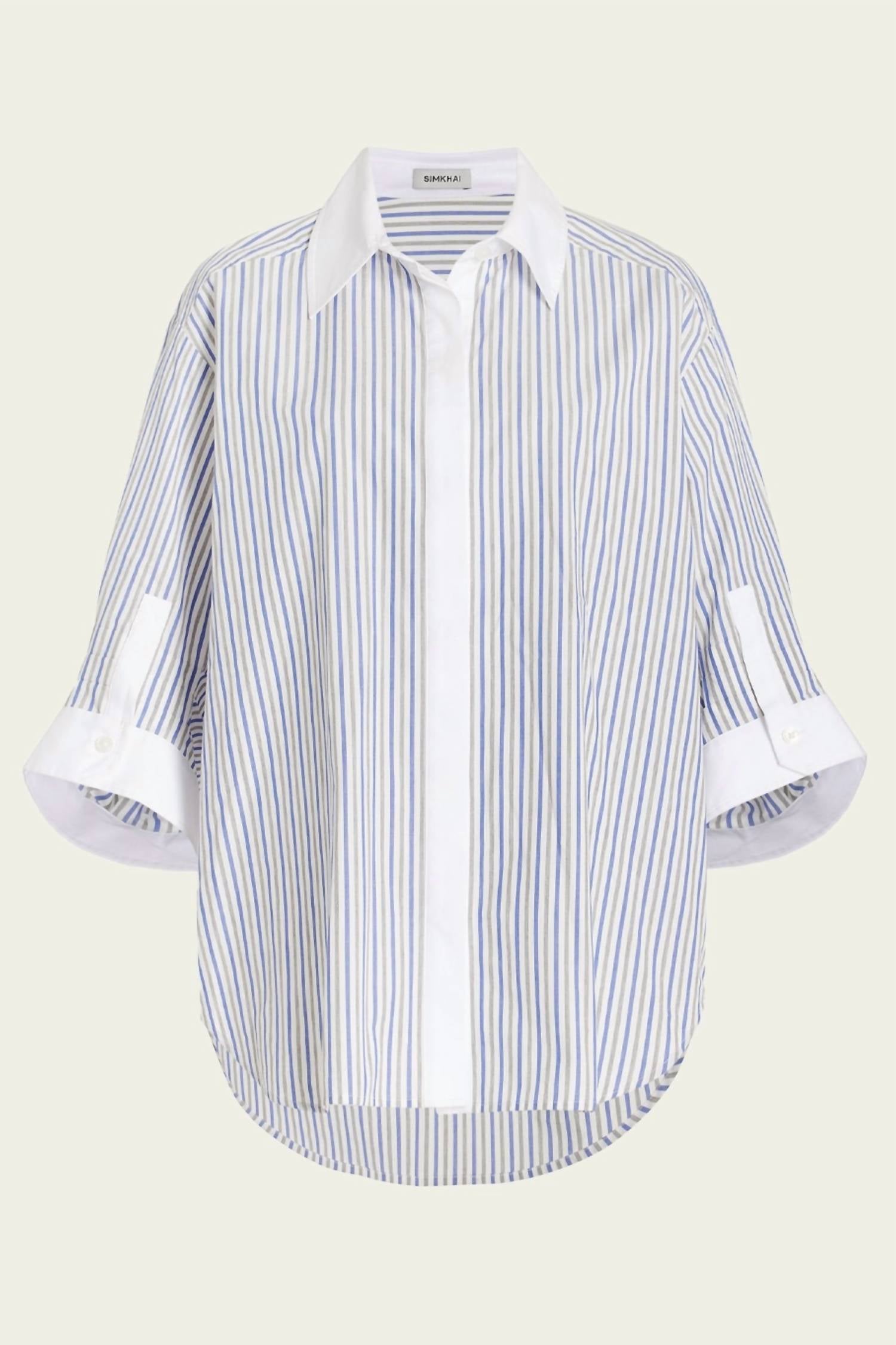 Simkhai - Gemma Three Quarter Sleeve Shirt