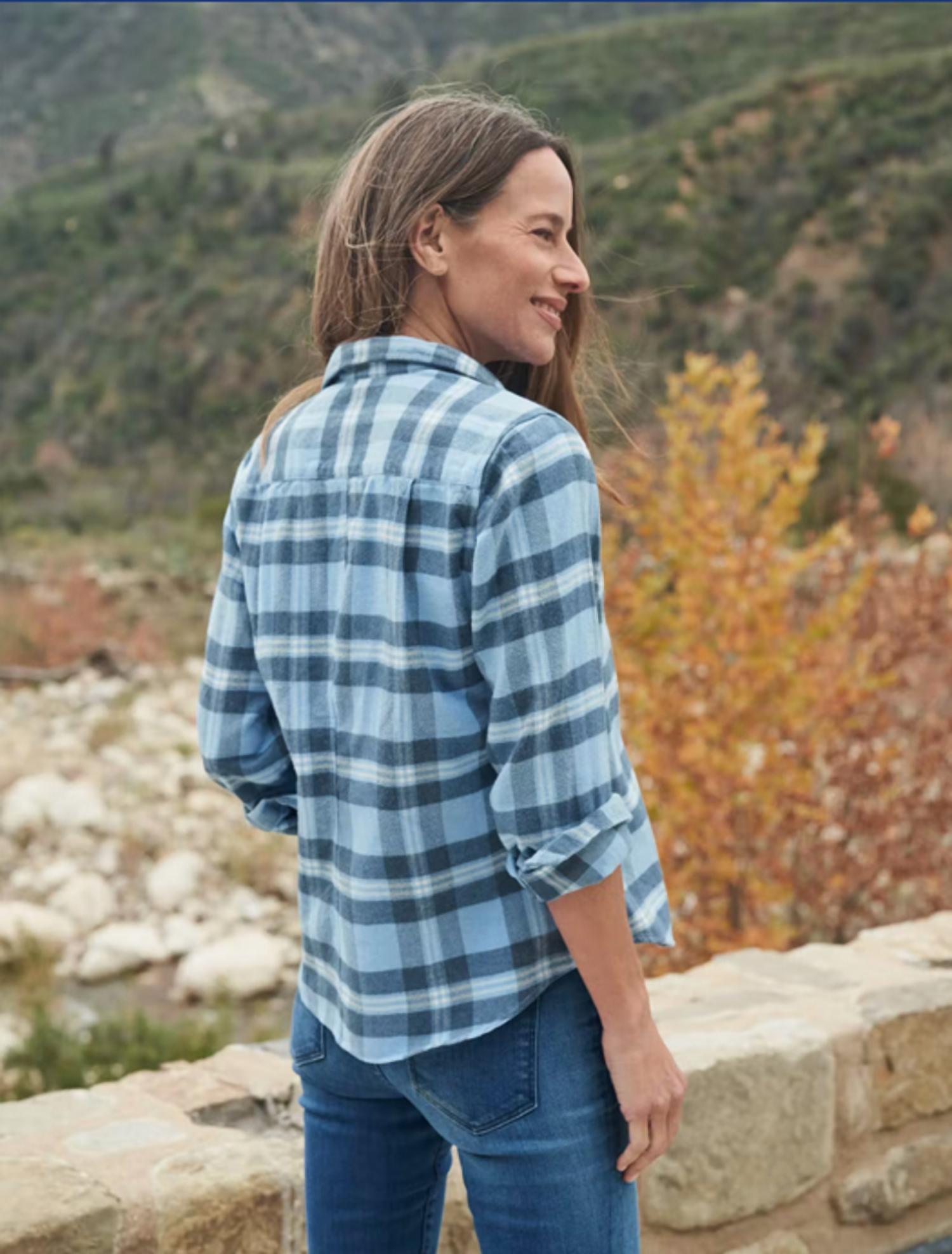 Frank & Eileen - Barry Plaid Top