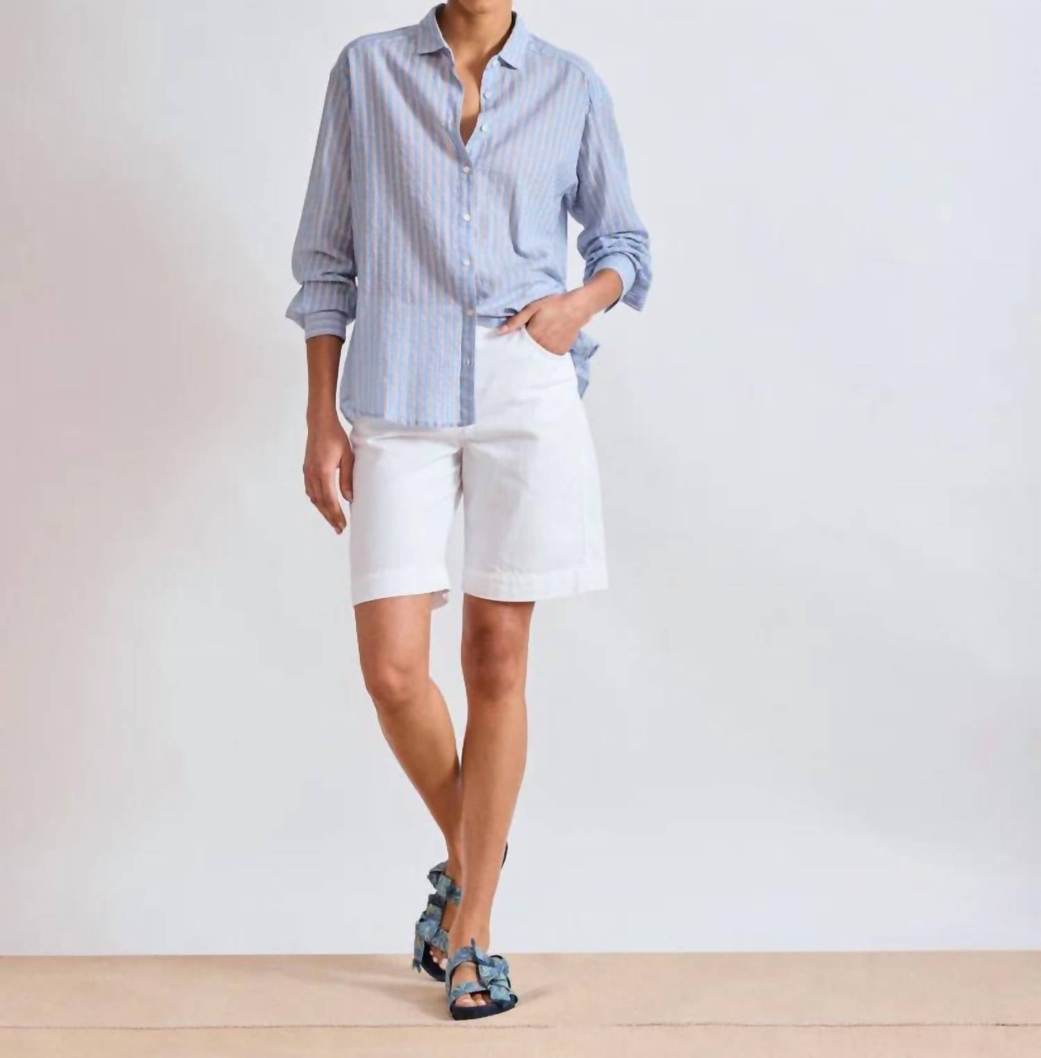 Hartford - Sacha Cotton Twill Bermuda Shorts