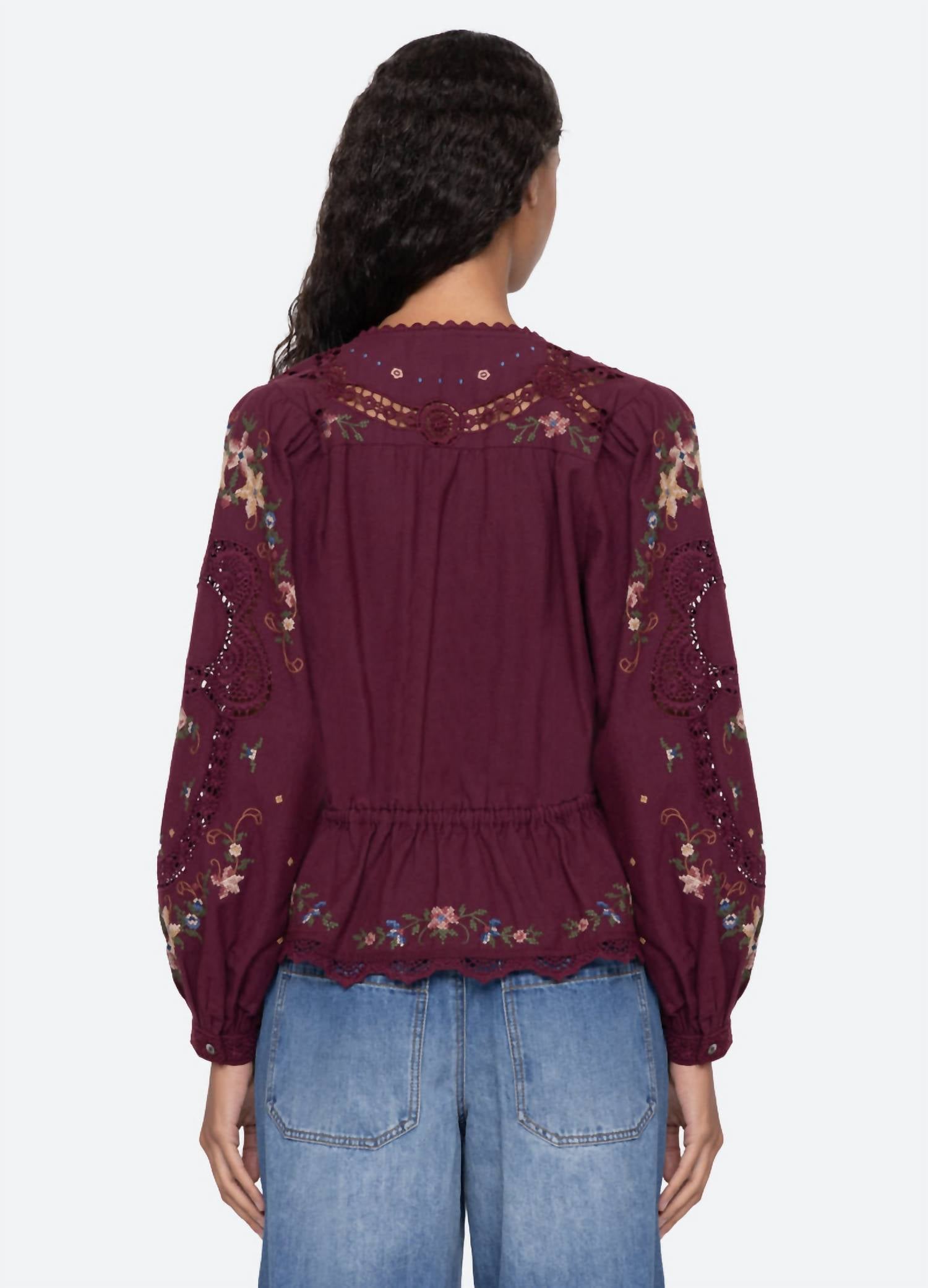 Sea - Edwina Long Sleeve Top
