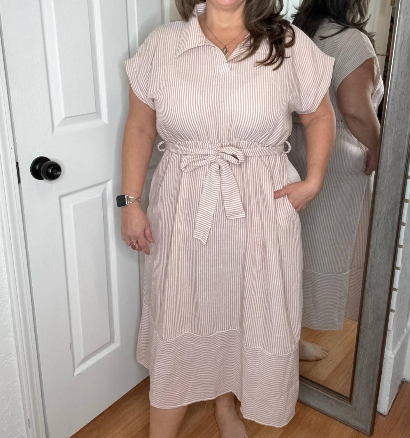Haptics - Raeann Collared Midi Dress