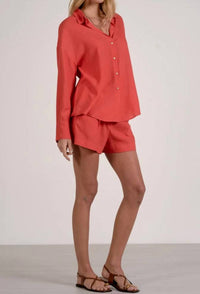 Elan - Allison Button Up Top