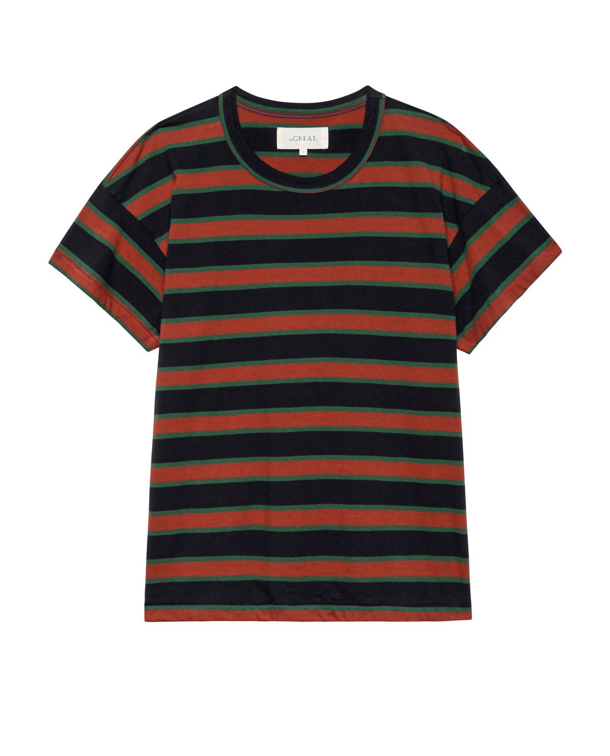 The Great. - Bridle Boxy Crewneck Top