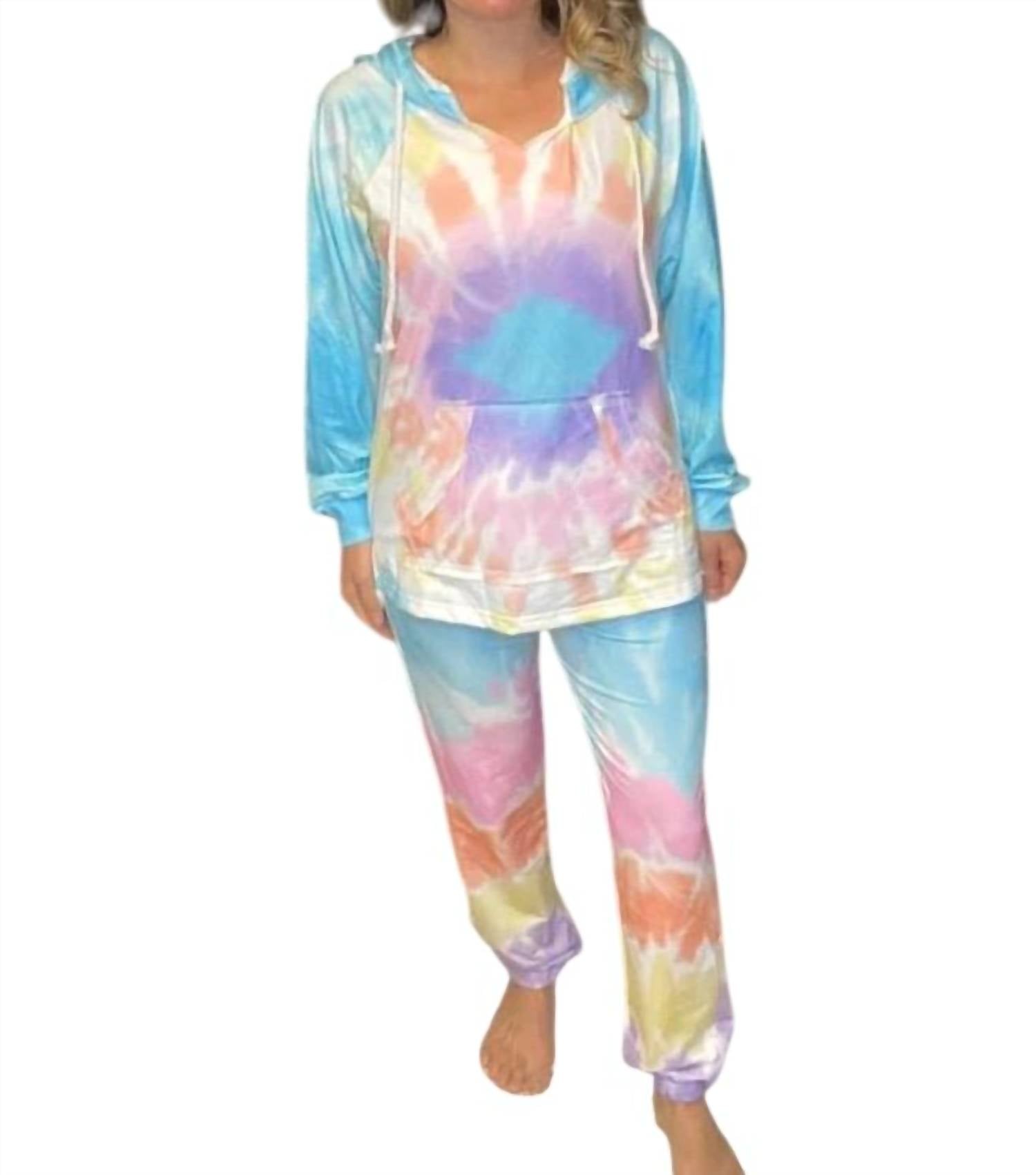 She & Sho - Woodstock Tie Dye Jogger Set